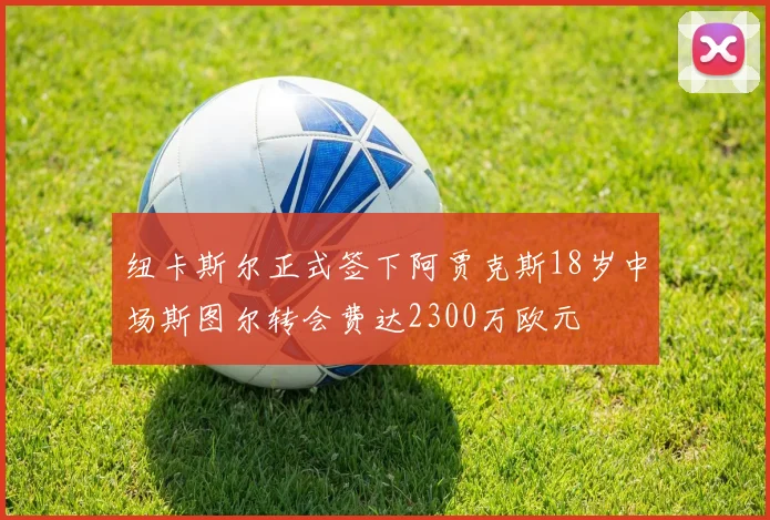 纽卡斯尔正式签下阿贾克斯18岁中场斯图尔转会费达2300万欧元